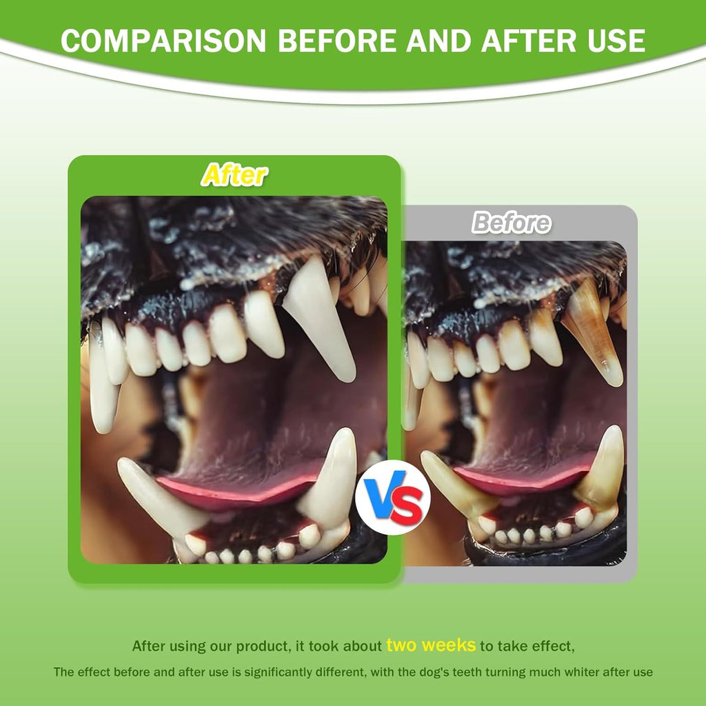 Polvo Dental 3 en 1 para Mascotas – Aliento Fresco, Encías Sanas y Dientes Fuertes