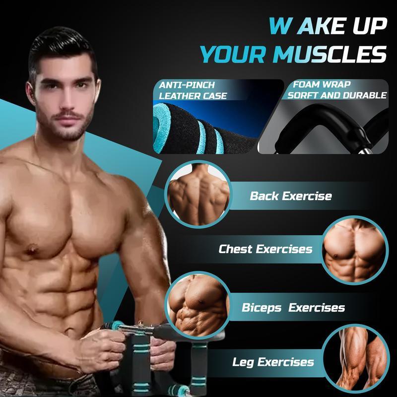 Barra Giratoria Yagod 90–120 lb – Entrenador de Brazos, Pecho y Hombros