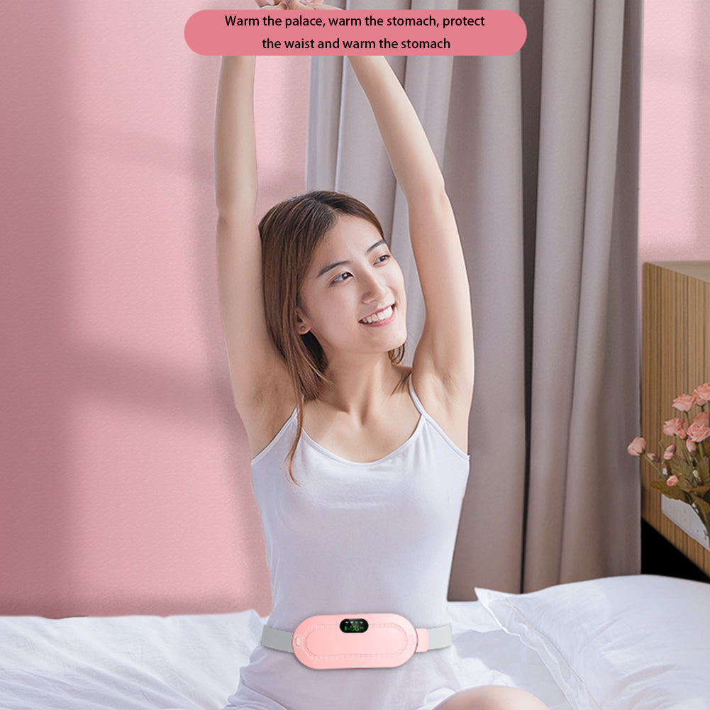 Faja Térmica Menstrual Inteligente con Masaje – 3 Niveles de Calor y Vibración USB